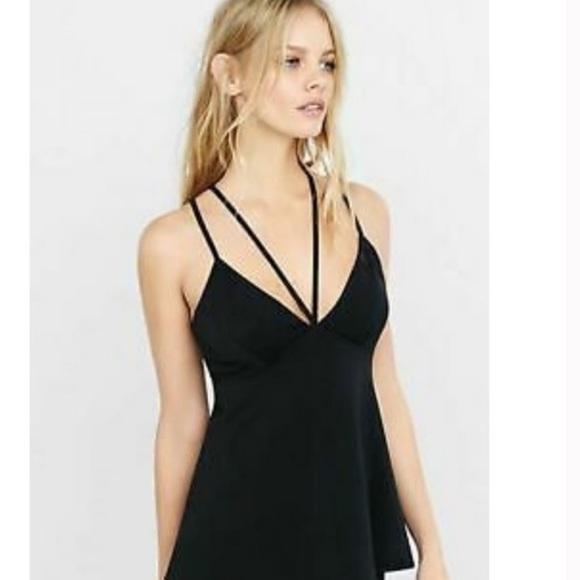 Express Tops - NWT Express Strappy Black Tank size XS